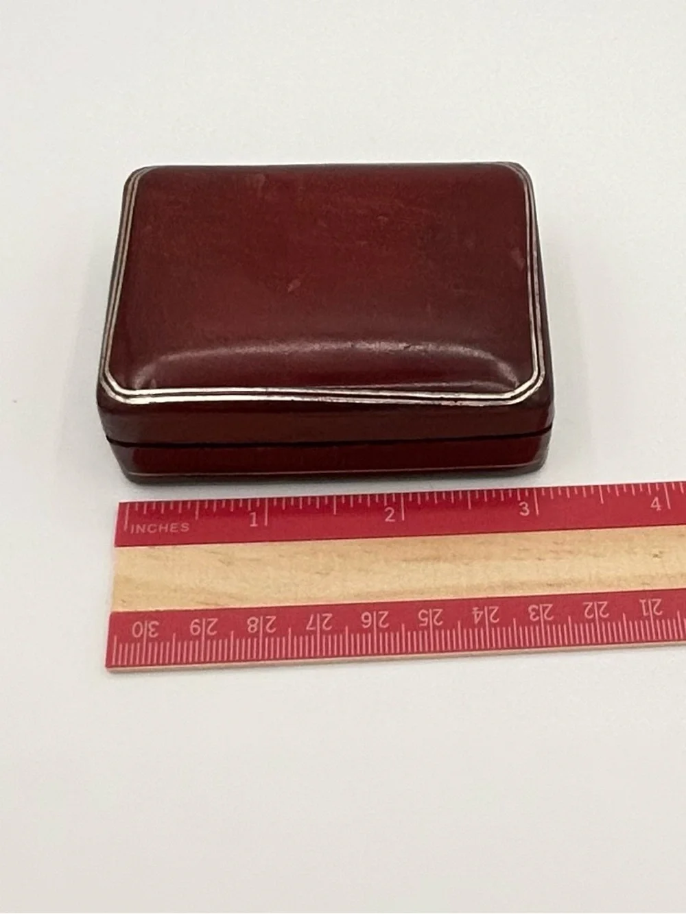 Italian Calf Leather Jewelry Trinket Box